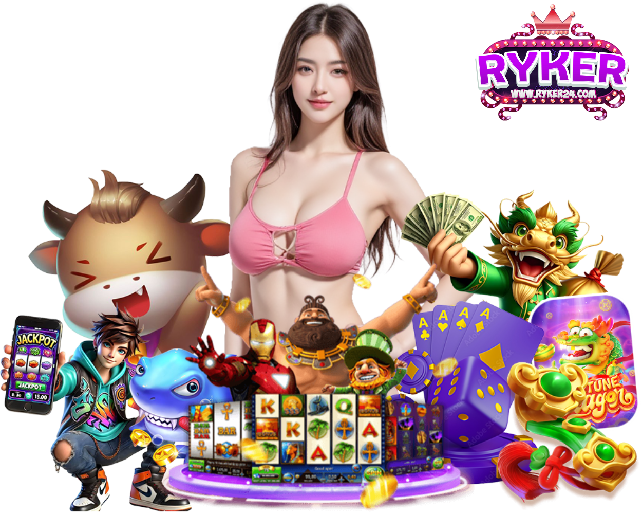 RYKER24 ฝากถอนไม่ต้องแนบสลิป